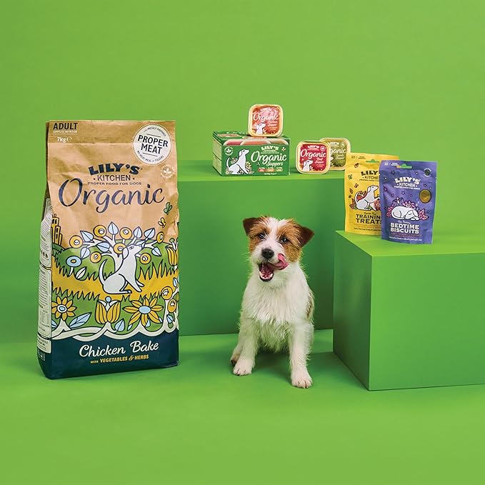 Lily's Kitchen Proper Dry Dog Food Organic Chicken & Vegetable Bake (1Kg)