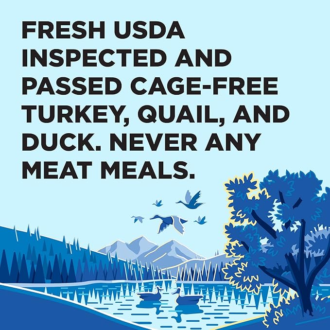 BIXBI Liberty Grain Friendly Dry Dog Food, Game Bird Feast Recipe, 22 lbs - Fresh Meat, No Meat Meal, No Fillers for Easy Digestion - USA Made