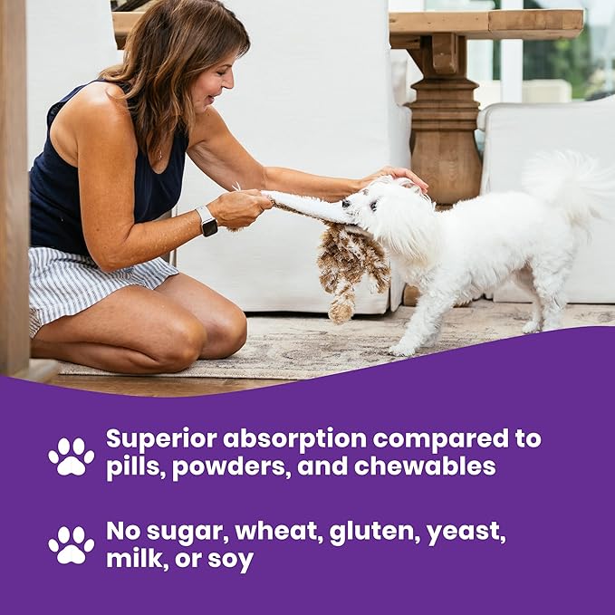 All Natural Glucosamine for Dogs - 260mg Glucosamine for Small Dogs - Liquid Dog Joint Supplement & Dog Glucosamine - Safe Joint Supplement for Dogs
