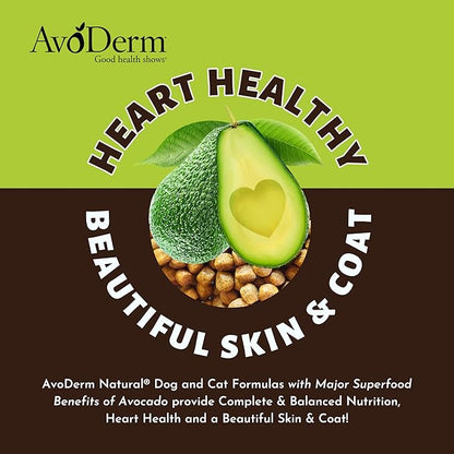 AvoDerm Natural Chicken Meal & Brown Rice Formula Large Breed Dry Dog Food, For Pet Food Allergy Support, 26 lb