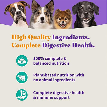 Halo Holistic Plant-Based Recipe with Kelp, Complete Digestive Health, Vegan Dry Dog Food Bag, Adult Formula, 21-lb Bag