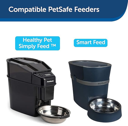 PetSafe 2-Pet Meal Splitter with Bowl - Designed for PetSafe Smart Feed and Healthy Pet Simply Feed Automatic Cat Feeder - No-Mess Food Dispensing - includes Privacy Panel