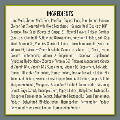 AvoDerm Natural Advanced Senior Health Grain Free Lamb Formula Dry Dog Food 4 lb