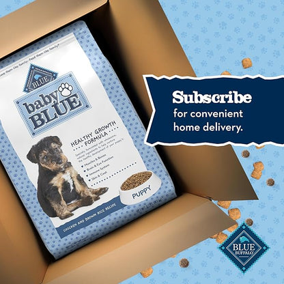Blue Buffalo Baby Blue Healthy Growth Formula Natural Puppy Dry Dog Food, Chicken and Brown Rice Recipe 11-lb