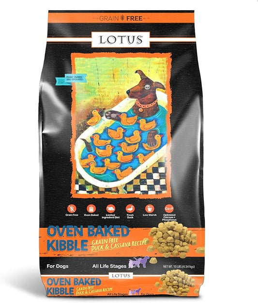 Lotus Dry Dog Food, 10 Lb, Duck And Sweet Potato
