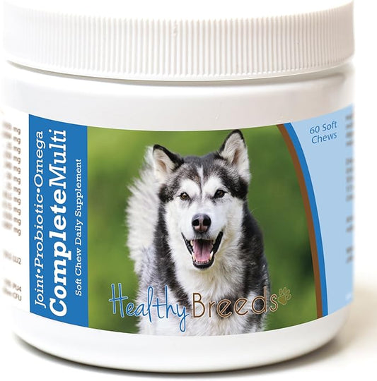 Healthy Breeds Alaskan Malamute All in One Multivitamin Soft Chew 60 Count