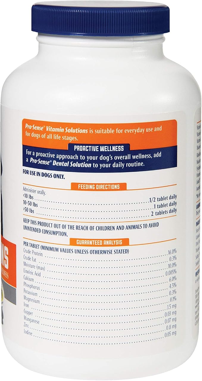 Pro-Sense Vitamin Solutions Chewable Tablets for Dogs
