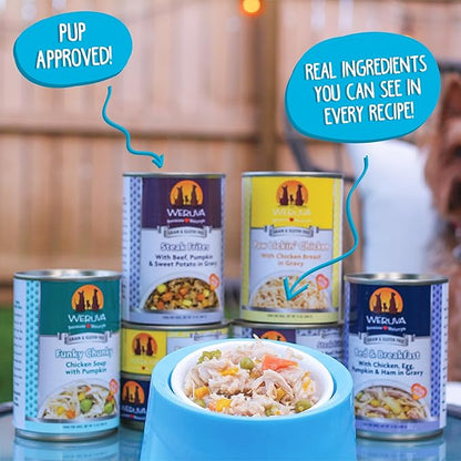 Weruva Classic Dog Food, Variety Pack, Chicken Free, Just 4 Me, Wet Dog Food, 5.5oz Cans (Pack of 24)