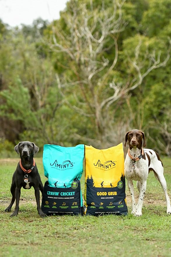 Jiminy's Good Grub Dry Dog Food, Hypoallergenic, Sensitive Stomach, 24lb Bag (Pack of 1)