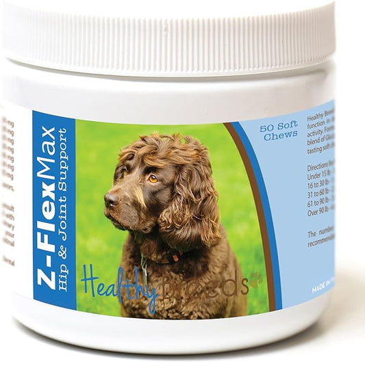 Healthy Breeds Boykin Spaniel Z-Flex Max Hip and Joint Soft Chews 50 Count