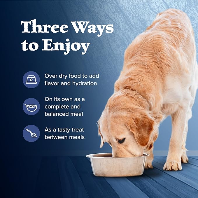 Blue Buffalo Wilderness High Protein, Natural Senior Wet Dog Food, Turkey & Chicken Grill 12.5-oz cans (Pack of 12)