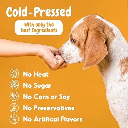 Dog Allergy Chews – 120 Soft Chews for Dog Allergy Relief – Natural Vegetable Flavor Allergy Immune Supplement for Dogs – Soothing and Calming Dog Treats
