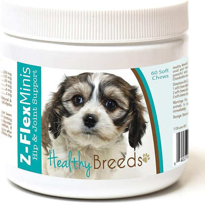 Healthy Breeds Cavachon Z-Flex Minis Hip and Joint Support Soft Chews 60 Count