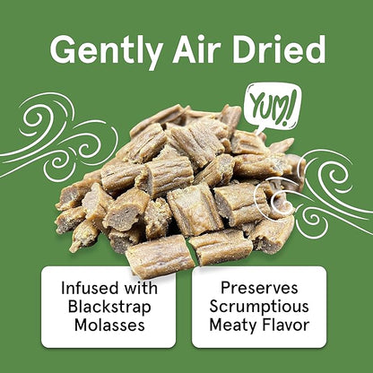 Real Meat Tiny Trainer Bites Dog Treats - 1lb of USA-Made Soft & Chewy Air-Dried Beef Training Treats for Dogs & Puppies - All-Natural Grain-Free Dog Training Treats with Free-Range Grass-Fed Beef
