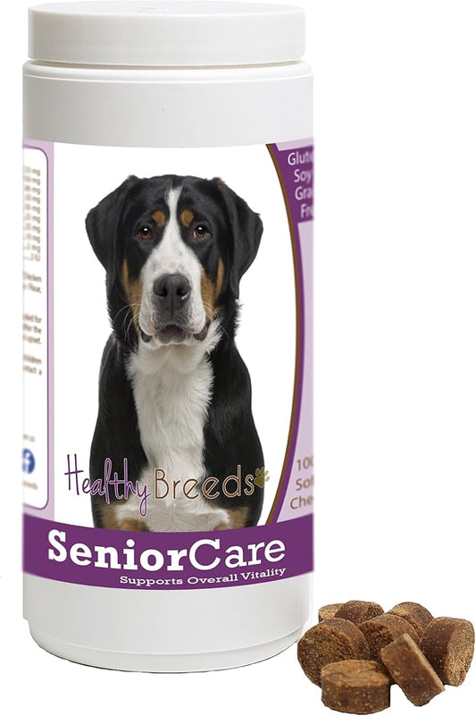 Healthy Breeds Greater Swiss Mountain Dog Senior Dog Care Soft Chews 100 Count