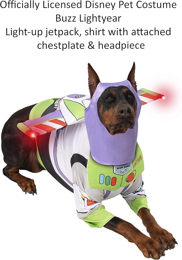 Rubie's Disney Toy Story Pet Costume, Buzz Lightyear, XX-Large