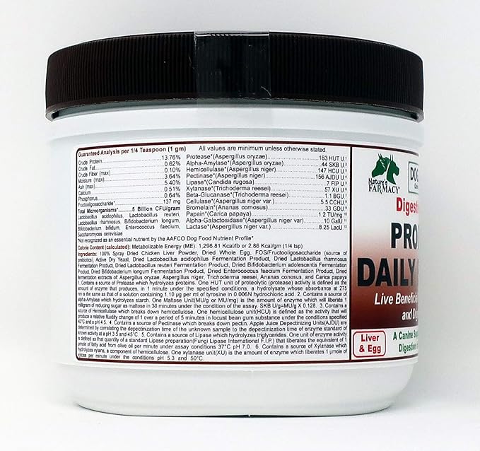 Dogzymes Probiotic Daily Balance - Supplies Nutritional Support and Live microorganisms for intestinal Well-being as Well as enzymes for Proper Digestion. (8 ounce)