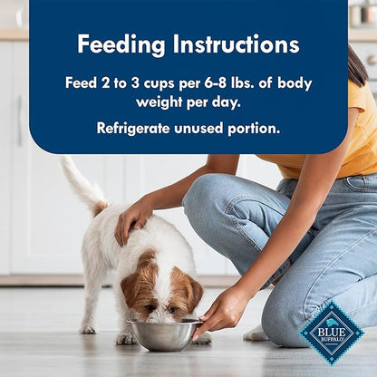 Blue Buffalo Divine Delights Small Breed Wet Dog Food, Made with Natural Ingredients, Rotisserie Chicken Flavor in Hearty Gravy, 3.5-oz. Cups (12 Count)