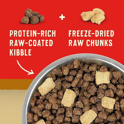 Stella & Chewy's Wild Red Dry Dog Food Raw Blend High Protein Wholesome Grains Prairie Recipe, 3.5 lb. Bag