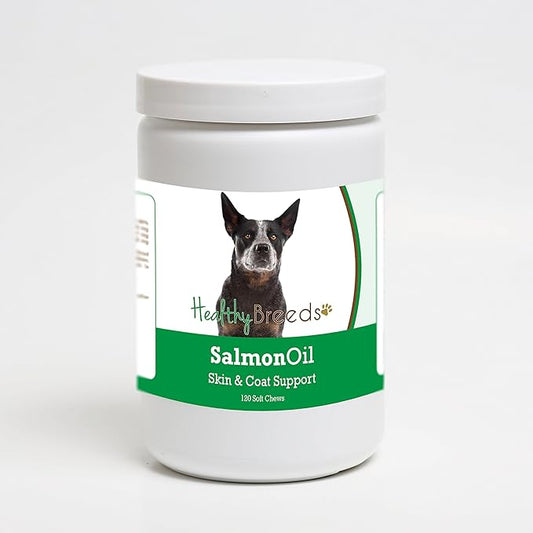 Healthy Breeds Australian Cattle Dog Salmon Oil Soft Chews 120 Count