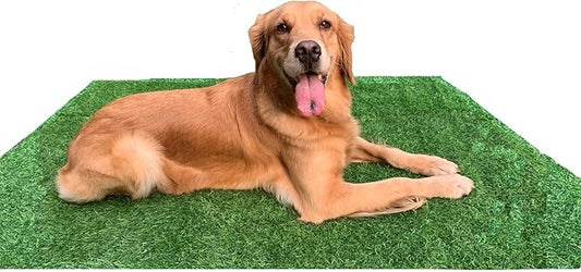 51" x 40" Lawn Grass Synthetic Turf, Fake Grass Artificial Thick Pet Mat Faux Grass for Indoor/Outdoor Landscape