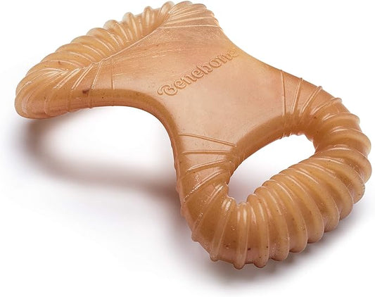 Benebone Dental Durable Dog Chew Toy for Aggressive Chewers, Real Chicken, Made in USA, Small