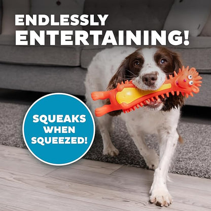 Outward Hound Latex-Free Big Squeak Hedgehog Dog Toy