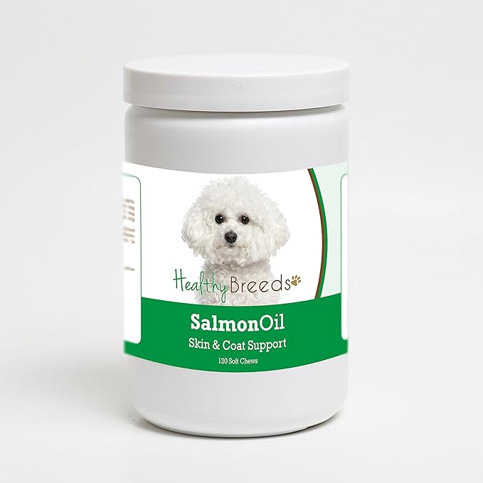 Healthy Breeds Bichon Frise Salmon Oil Soft Chews 120 Count