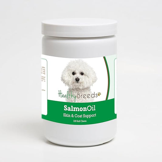 Healthy Breeds Bichon Frise Salmon Oil Soft Chews 120 Count