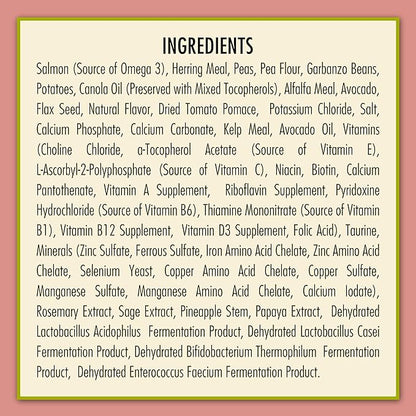 AvoDerm Natural All Life Stages Dry Dog Food, Grain Free, Salmon & Vegetables Recipe, Seafood, 4 Pounds
