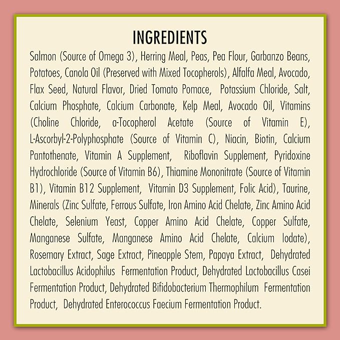AvoDerm Natural All Life Stages Dry Dog Food, Grain Free, Salmon & Vegetables Recipe, Seafood, 24 Pounds