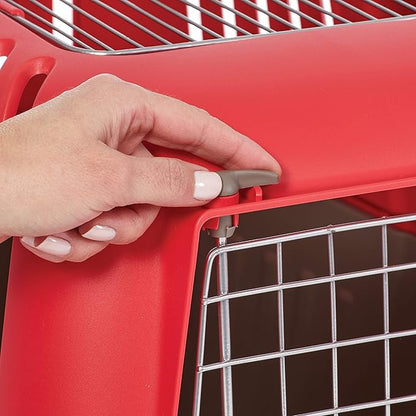 MidWest Homes for Pets Spree Travel Pet Carrier, Dog Carrier Features Easy Assembly and Not The Tedious Nut & Bolt Assembly of Competitors, Ideal for Small Dogs & Cats