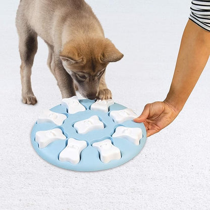 Outward Hound Nina Ottosson Puppy Smart Dog Puzzle Interactive Treat Puzzle Dog Enrichment Dog Toy for Puppies, Level 1 Beginner, Blue
