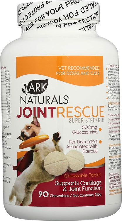 Ark Lighting NATURALS Joint Rescue Super Strength Chews (90 Count), (700542)