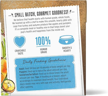 The Honest Kitchen Butcher Block Pâté: Turkey & Autumn Veggies Wet Dog Food, 10.5 oz (Pack of 6)