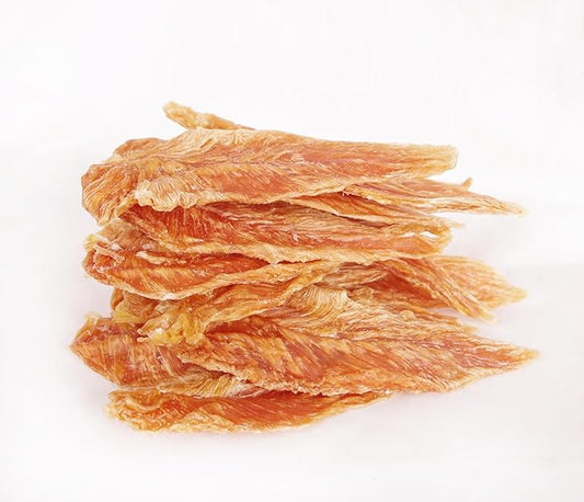 Dog Treats Chicken Jerky for Dogs, Grain Free Snacks Natural Ingredients Long-Lasting Dog Chews Chicken Breast Tenders 8oz