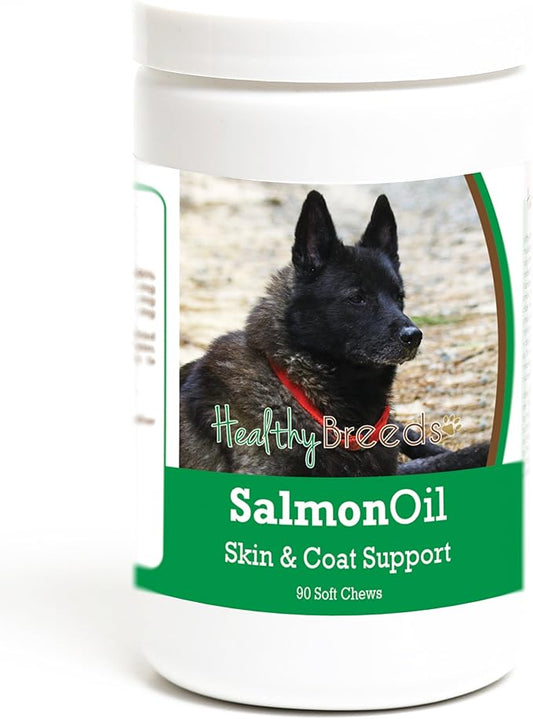 Healthy Breeds Norwegian Elkhound Salmon Oil Soft Chews 90 Count