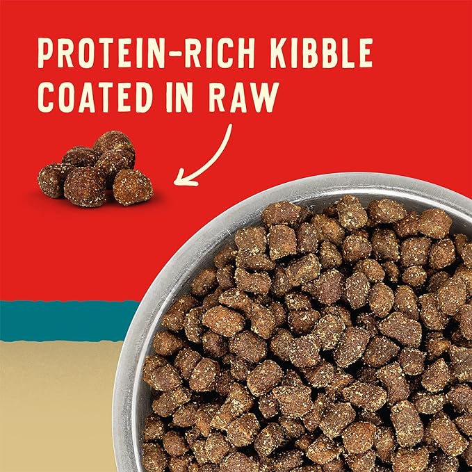 Stella & Chewy's Wild Red Dry Dog Food Raw Coated High Protein Wholesome Grains Ocean Recipe, 3.5 lb. Bag