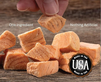 Whole Life Pet Just One Salmon - Dog Treat Or Topper - Human Grade, Freeze Dried, One Ingredient - Protein Rich, Grain Free, Made in The USA