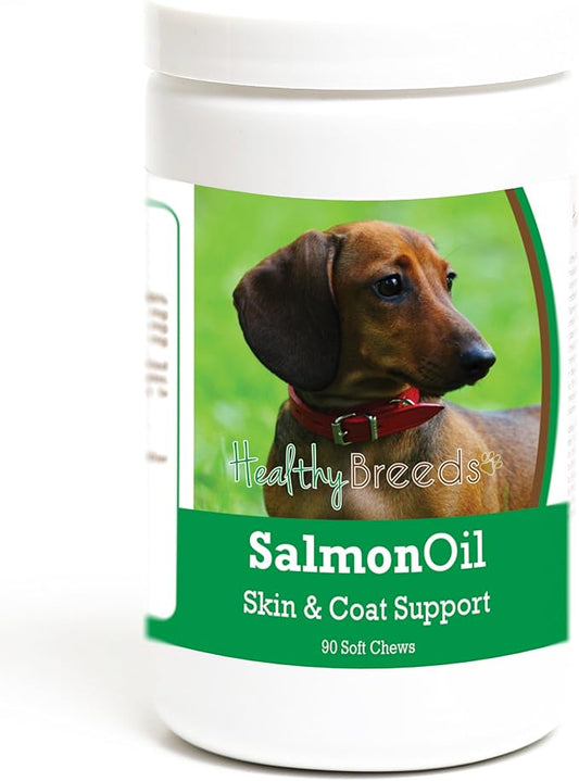 Healthy Breeds Dachshund Salmon Oil Soft Chews 90 Count