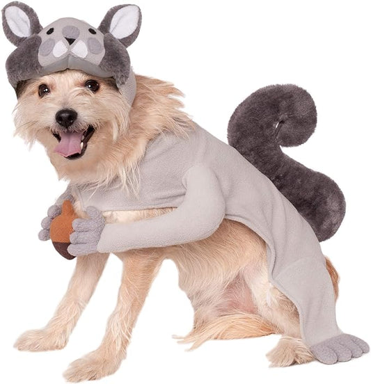 Rubie's unisex adult Squirrel Pet Costume Party Supplies, Multicolor, S Neck 12 Girth 17 Back 11 US