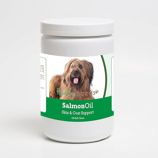 Healthy Breeds Briard Salmon Oil Soft Chews 120 Count