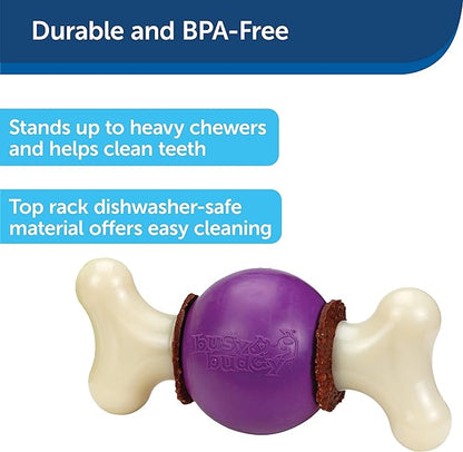 PetSafe® Busy Buddy® Bouncy Bone™, Treat Holding Dog Toy, Medium, Best for Dogs 10-50 Lb.