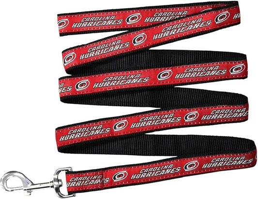 Pets First NHL Carolina Hurricanes Leash for Dogs & Cats, Walk Cute & Stylish! The Ultimate Hockey Fan Leash!, Large (6 ft Long x 1 in Width) (HUR-3031-LG)