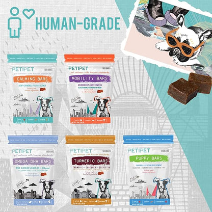 Vegan Organic Turmeric, Curcumin, Quercetin Plant Based Soft Chews for Seasonal Allergies, Itch, Skin Hot Spots, Immune & Digestive Health (60 Count)