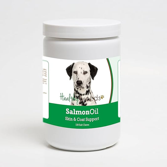Healthy Breeds Dalmatian Salmon Oil Soft Chews 120 Count