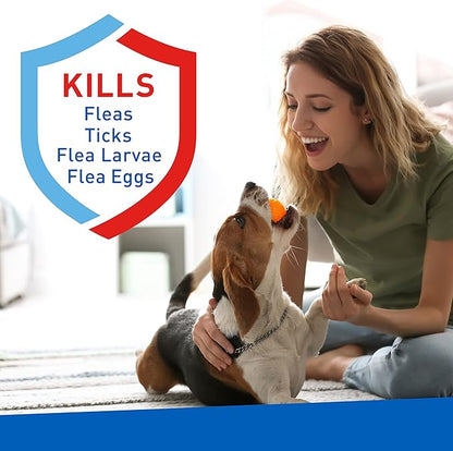 Adams Carpet Powder With Linalool and Nylar, Kills Fleas and Ticks On Contact, Kills All Stages of the Flea Life Cycle, 30 Day Protection, Freshens and Deodorizes, Treats Up to 400 Sq Ft, 1LB