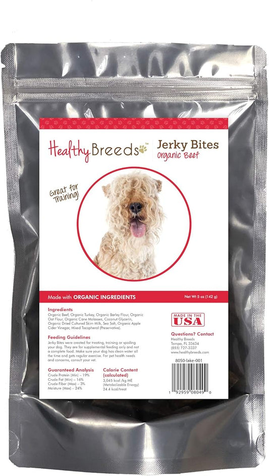 Healthy Breeds Lakeland Terrier Jerky Bites Beef Recipe Dog Treats 5 oz