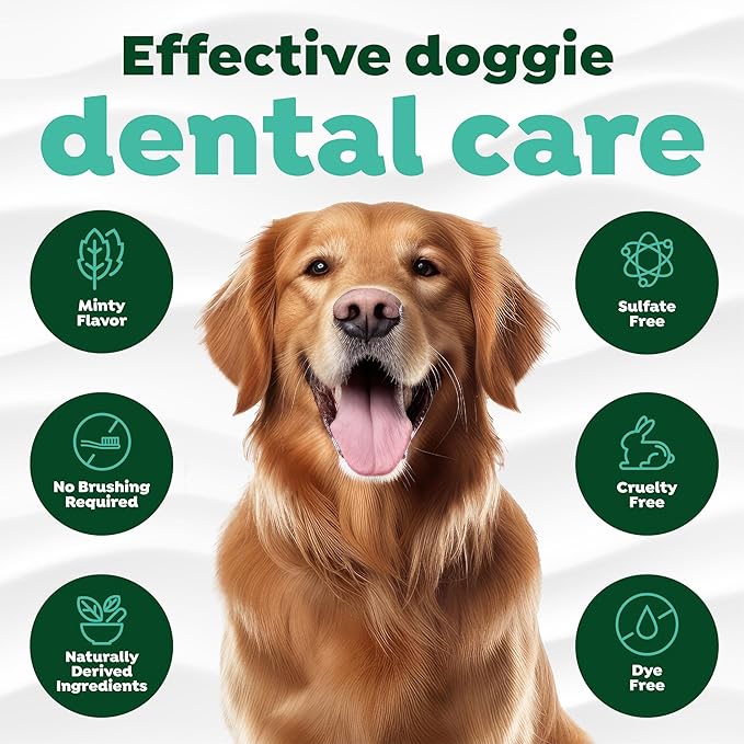 TropiClean Clean Teeth Gel for Dogs | Dog Dental Care | Dog Toothpaste | Breath Freshener | Easy Teeth Cleaning | Made in the USA | 4 oz.