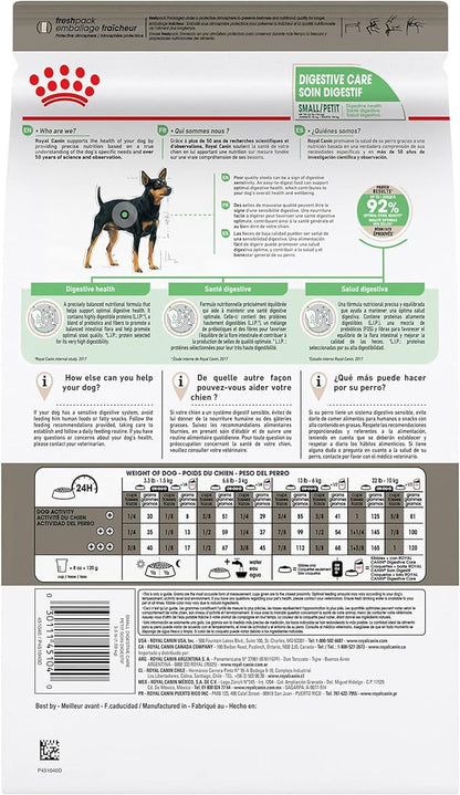 Royal Canin Small Digestive Care Dry Dog Food, 17 lb bag